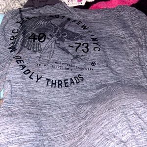 long t-shirt. very comfortable!